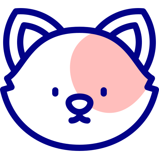 猫 Detailed Mixed Lineal color icon