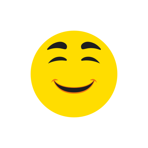 lachend gezicht Generic Flat icoon
