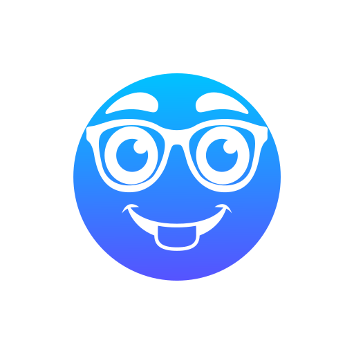 괴상한 안경 Generic Blue icon