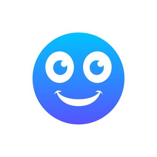笑顔 Generic Blue icon
