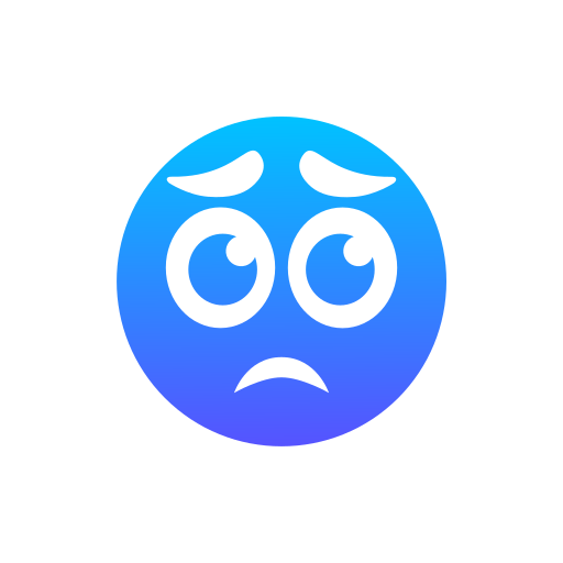 visage triste Generic Blue Icône