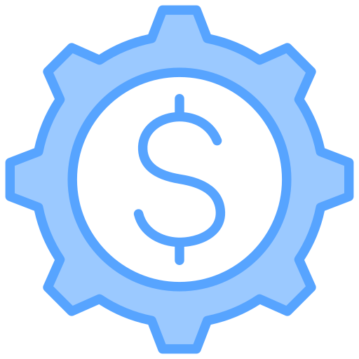 zarządzanie pieniędzmi Generic Blue ikona