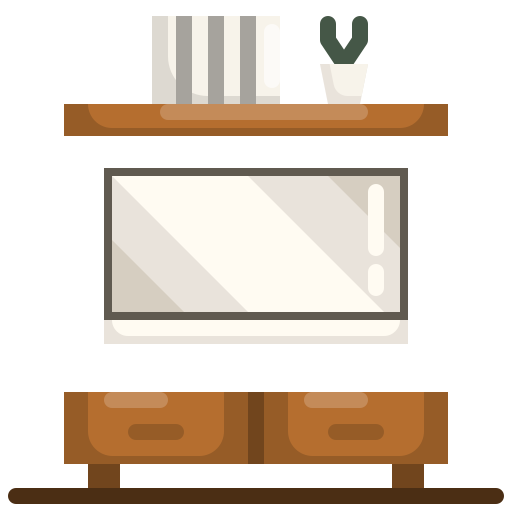 Tv stand Generic Flat icon