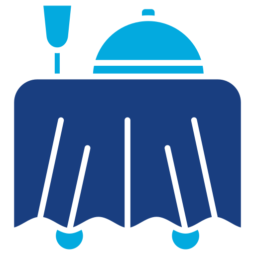 Room service Generic Blue icon