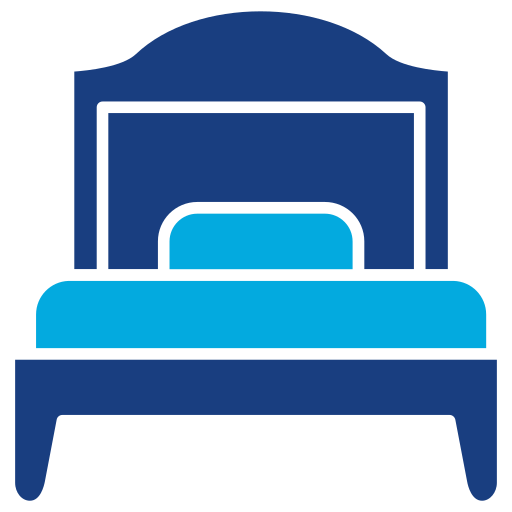 Single bed Generic Blue icon