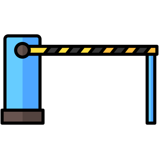 barrera Generic Outline Color icono