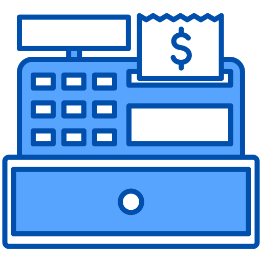 Cash machine Generic Blue icon