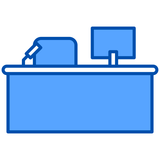 Information desk Generic Blue icon