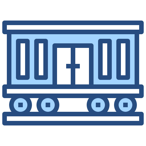 tren de carga Generic Blue icono