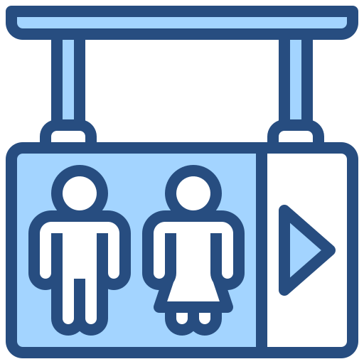 toilette Generic Blue icon