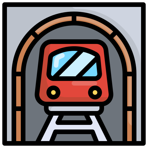 túnel Generic Outline Color icono
