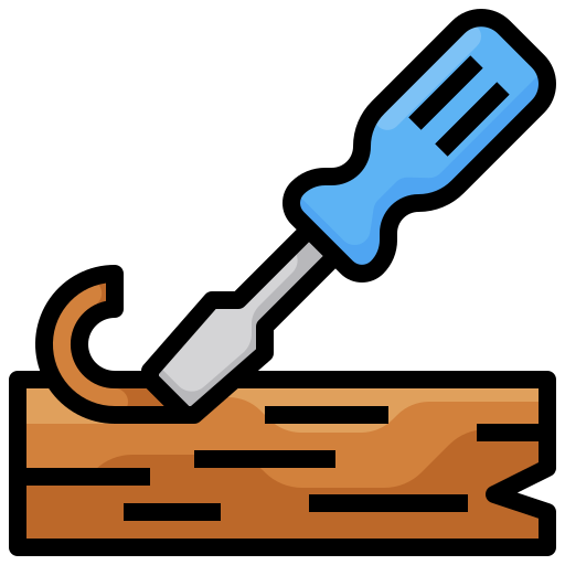 Chisel Generic Outline Color icon