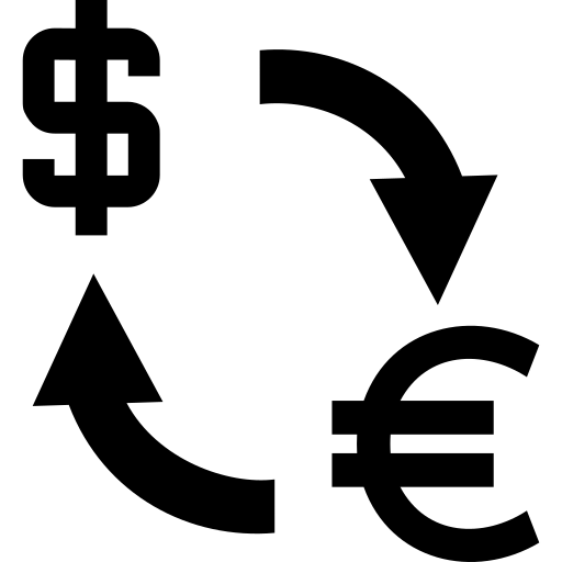 intercâmbio Generic Glyph Ícone