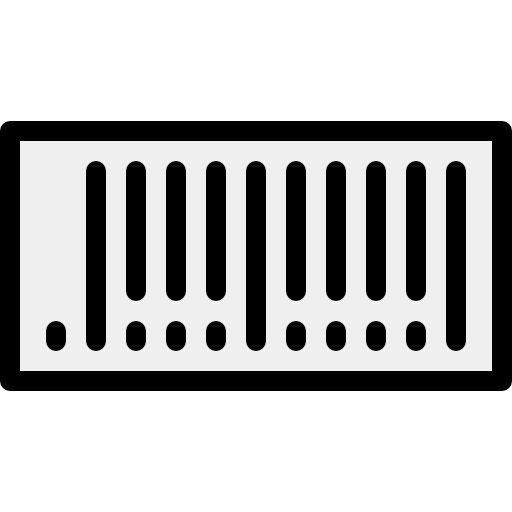 barcode Detailed Rounded Lineal color icon
