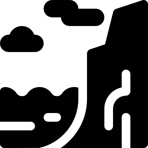 scogliera Basic Rounded Filled icona