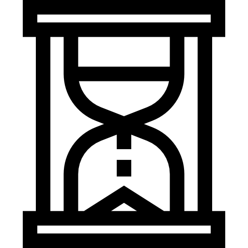 klepsydra Basic Rounded Lineal ikona