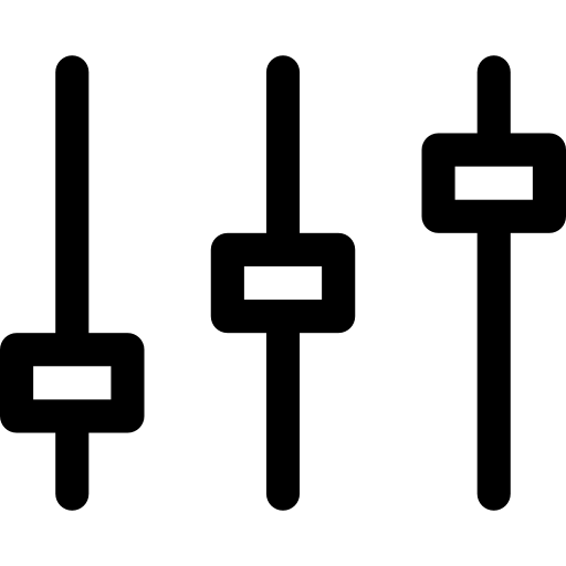 niveles Basic Rounded Lineal icono