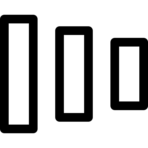 fade-knoppen Basic Rounded Lineal icoon