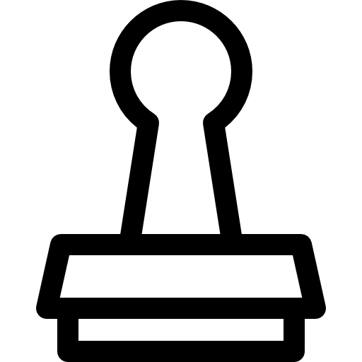 우표 Basic Rounded Lineal icon