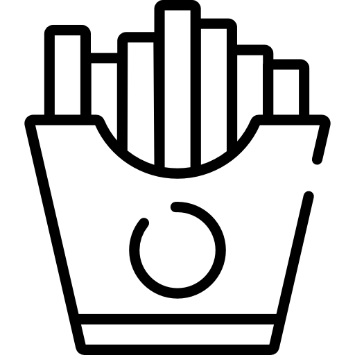 フライドポテト Special Lineal icon