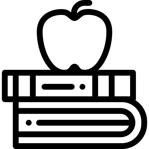 도서 Detailed Rounded Lineal icon