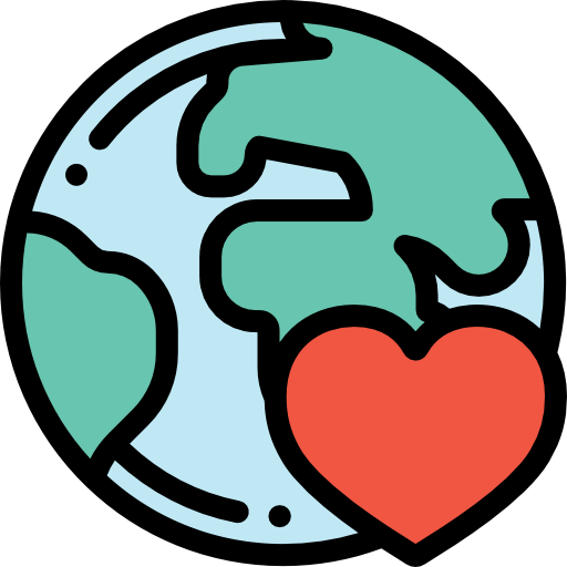 Planet earth Detailed Rounded Lineal color icon