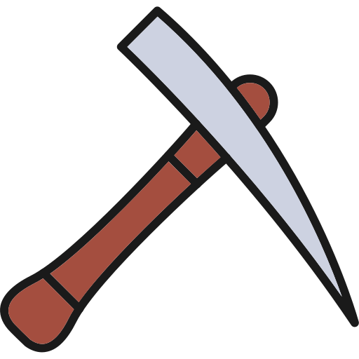 Pickaxe Generic Outline Color icon