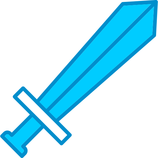 zwaard Generic Blue icoon