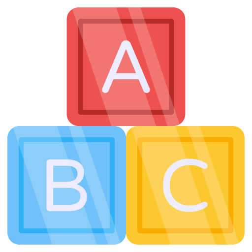 blok abc Generic Flat ikona