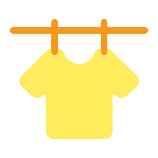 hangende kleding Generic Flat icoon