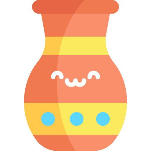 花瓶 Kawaii Flat icon