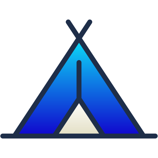 Tent Generic Lineal Color Gradient icon
