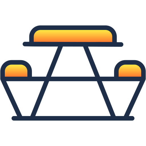 Bench Generic Lineal Color Gradient icon