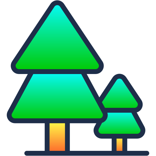 Pine tree Generic Lineal Color Gradient icon