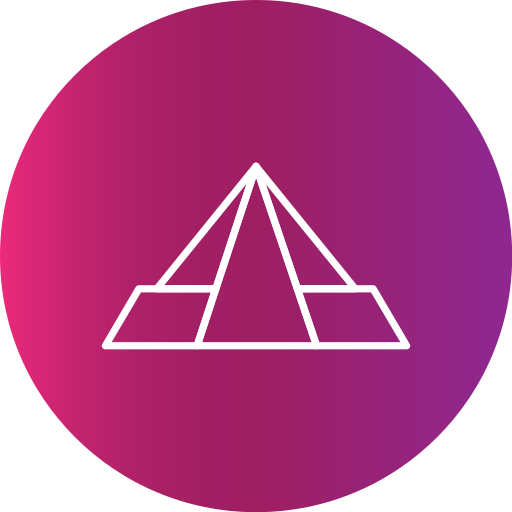 piramide Generic Flat Gradient icoon