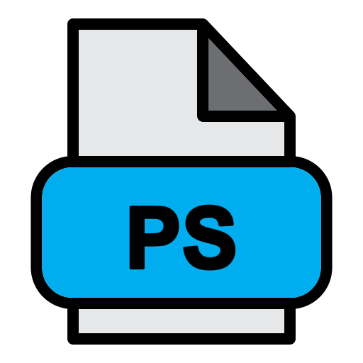 ps-datei Generic Outline Color icon