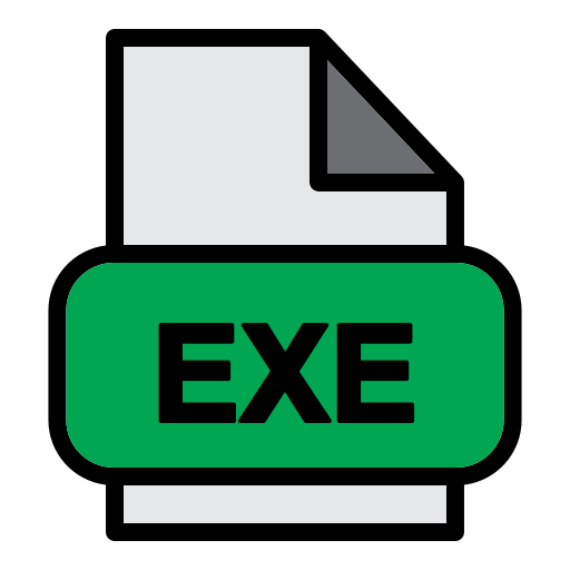 exe 파일 Generic Outline Color icon
