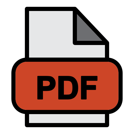 pdfファイル Generic Outline Color icon