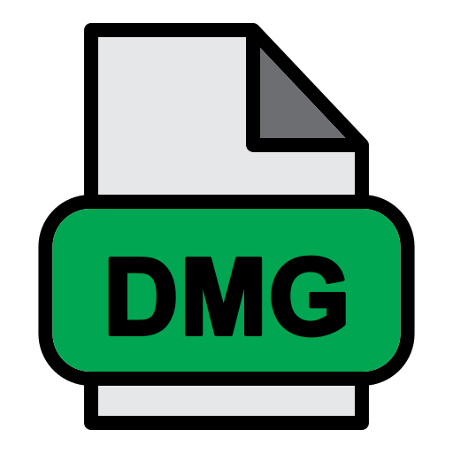 dmg 파일 Generic Outline Color icon
