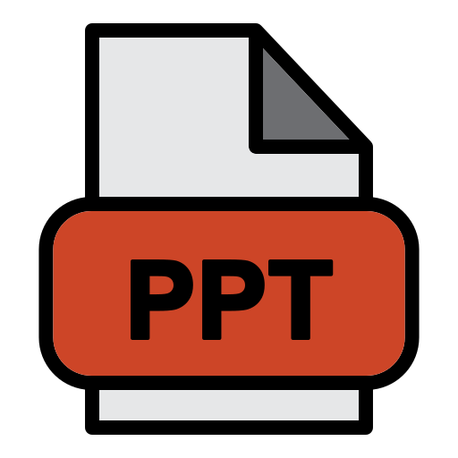 ppt-datei Generic Outline Color icon