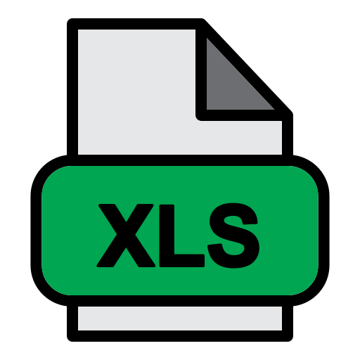 Xls file Generic Outline Color icon