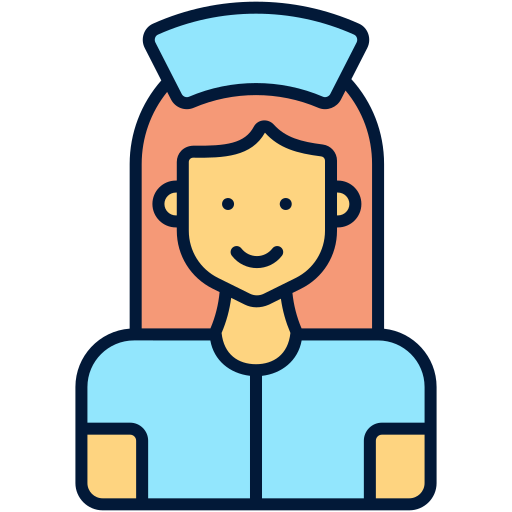 Медсестра Generic Outline Color иконка