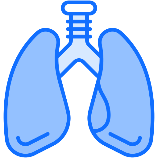 Lungs Generic Blue icon