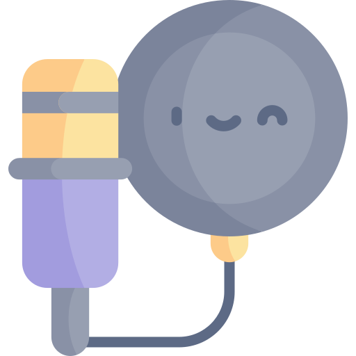 mikrofon Kawaii Flat icon
