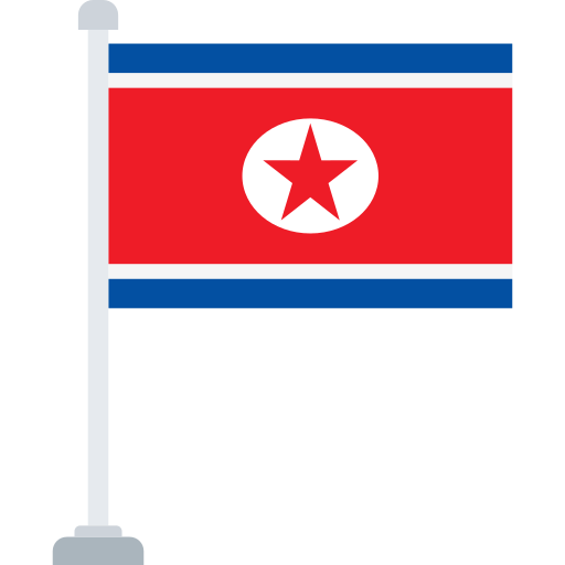 korea Generic Flat icoon