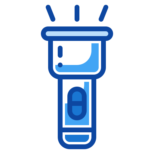 懐中電灯 Generic Blue icon