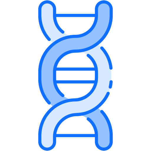 genética Generic Blue Ícone
