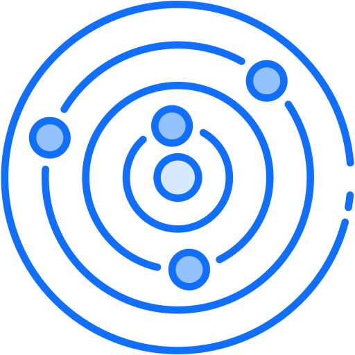 sistema solare Generic Blue icona