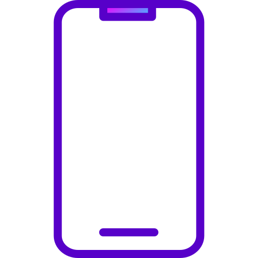 teléfono inteligente Generic Lineal Color Gradient icono
