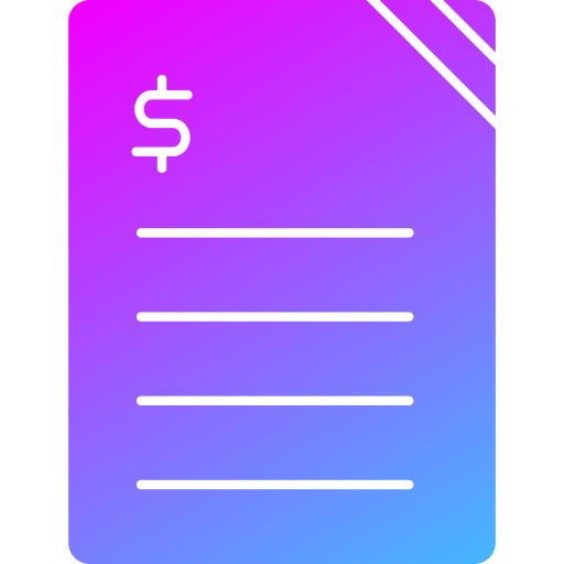 rechnung Generic Flat Gradient icon